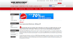 Desktop Screenshot of homeimprovementwarehouseonline.com